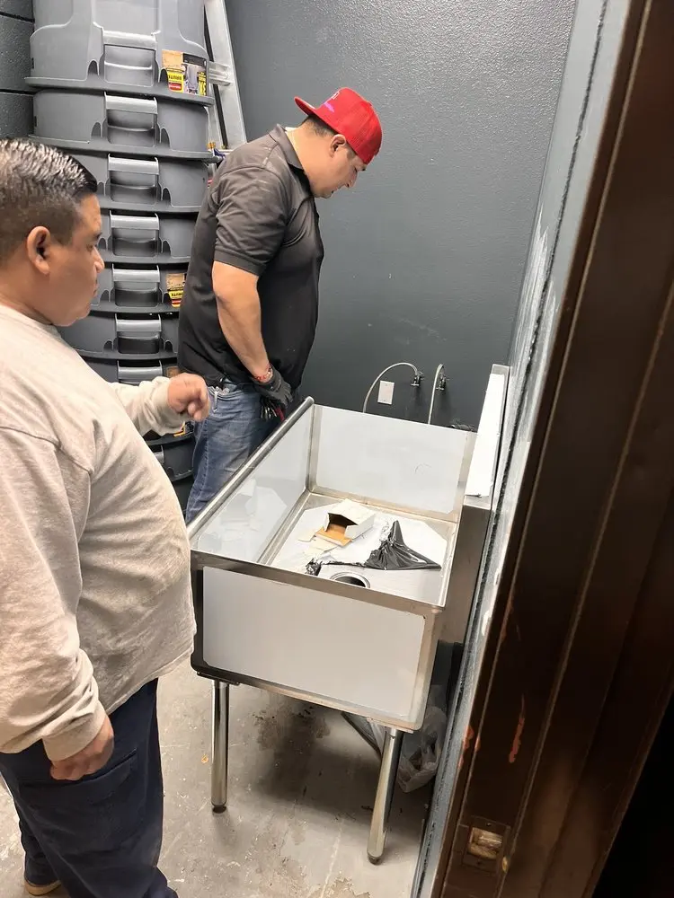 Commercial plumbing and sink installation in Sendera Ranch